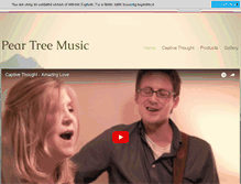 Tablet Screenshot of peartreemusic.com